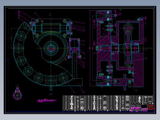 加工中心16刀刀库(盘式刀库)