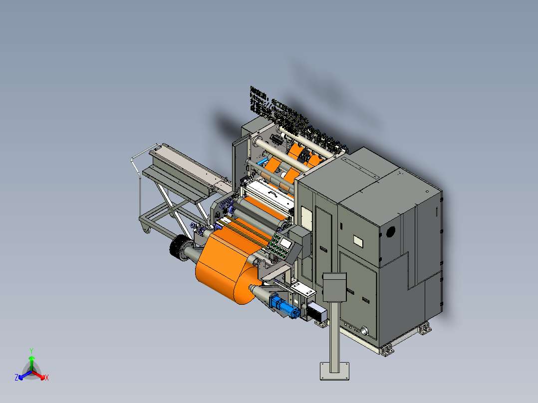 A10_锂电池分条机（锂电池正负极片制片分条）