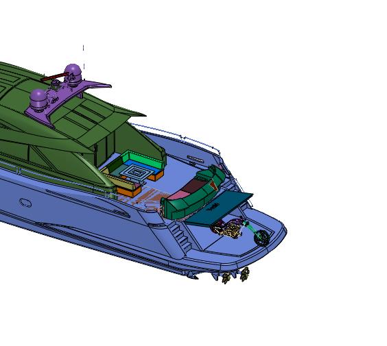 鲨为灵感的超级游艇概念