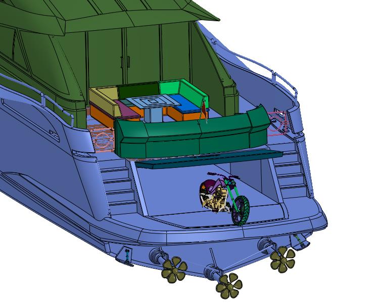 鲨为灵感的超级游艇概念