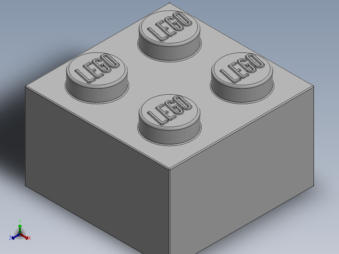 乐高套装 4421基本积木-300301 White Brick 2 x 2.SLDPRT