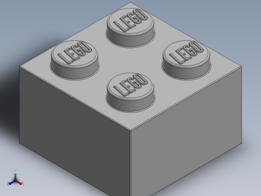 乐高套装 4421基本积木-300301 White Brick 2 x 2.SLDPRT