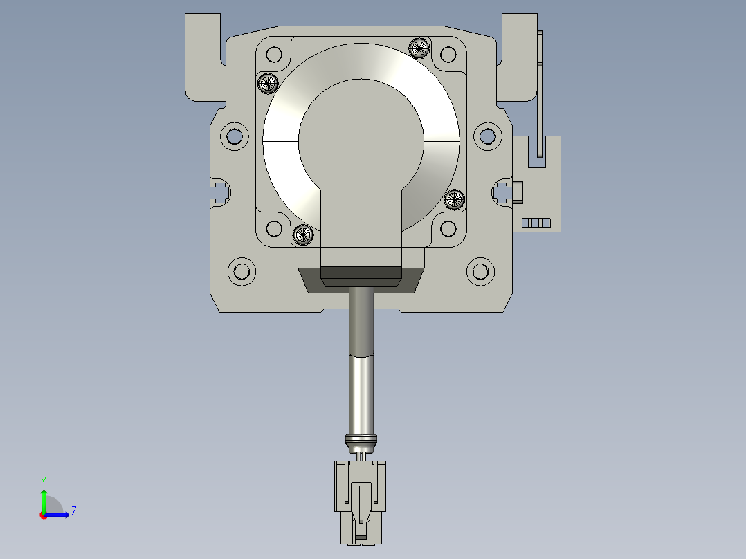 东锦丝杆传动-直线滑台模组DH85-C-L10-S250-BC-P400W-C3左视图