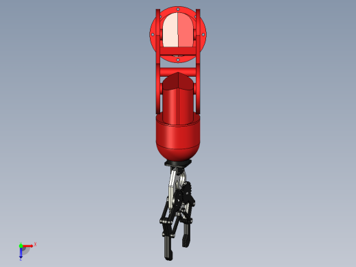 齿轮式机械夹爪俯视缩略图