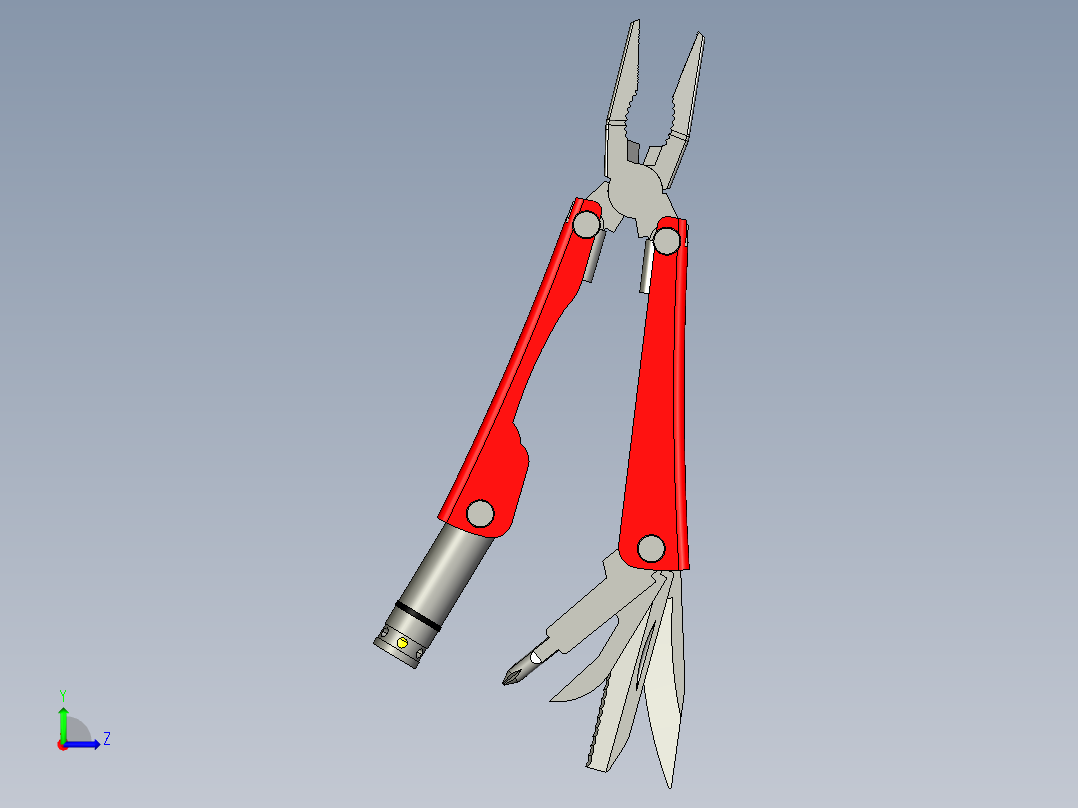 钳子 (34)左视图
