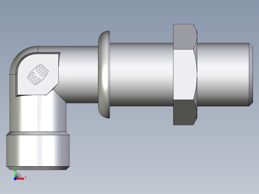 卡套式工业通用硬管接头EO_Bulkhead_elbow_WSV08SOMDCF前视缩略图