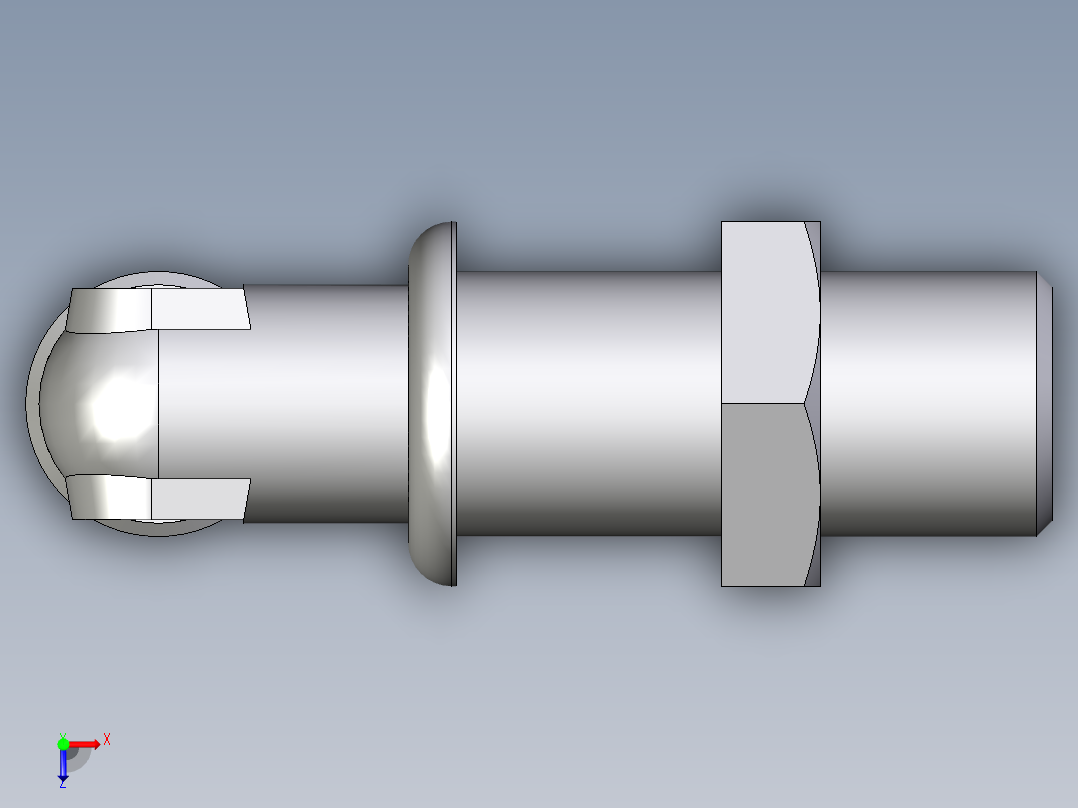 卡套式工业通用硬管接头EO_Bulkhead_elbow_WSV08SOMDCF俯视图