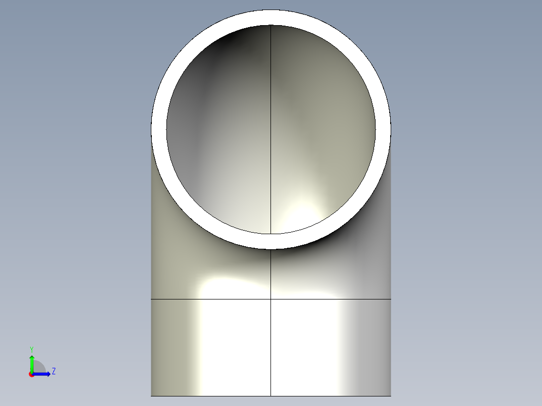 2GIC (B) 90用溶剂焊接的弯头弯头左视图