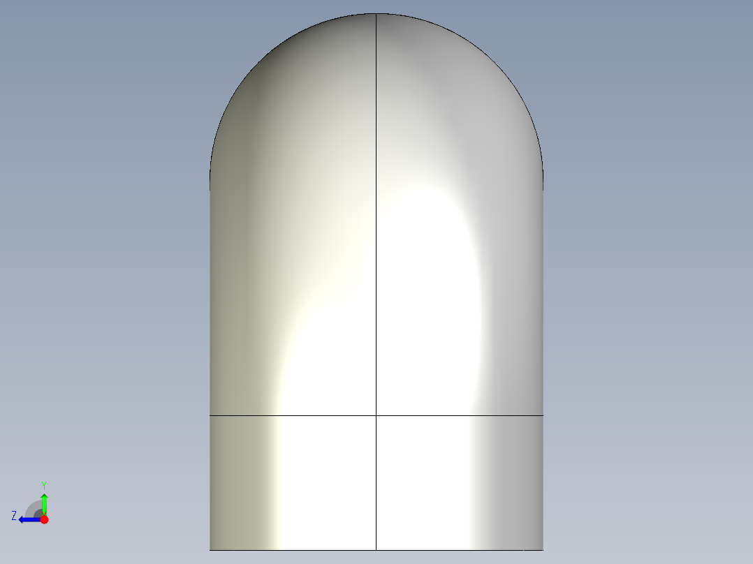 2GIC (B) 90用溶剂焊接的弯头弯头右视图
