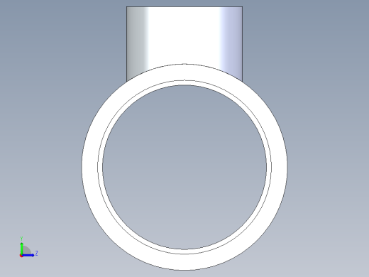 聚氯乙烯配件02-Sch80_ReducingTee_SxSxS_801-337_3.5in x 1.5in左视缩略图