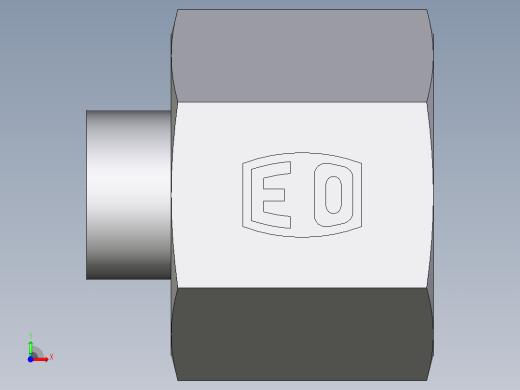 卡套式工业通用硬管接头EO_Blanking_plug_with_nut_for_cones_VKAM10LCF前视缩略图