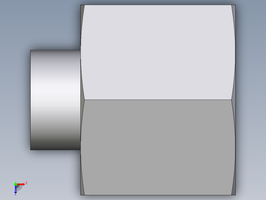 卡套式工业通用硬管接头EO_Blanking_plug_with_nut_for_cones_VKAM10LCF俯视缩略图