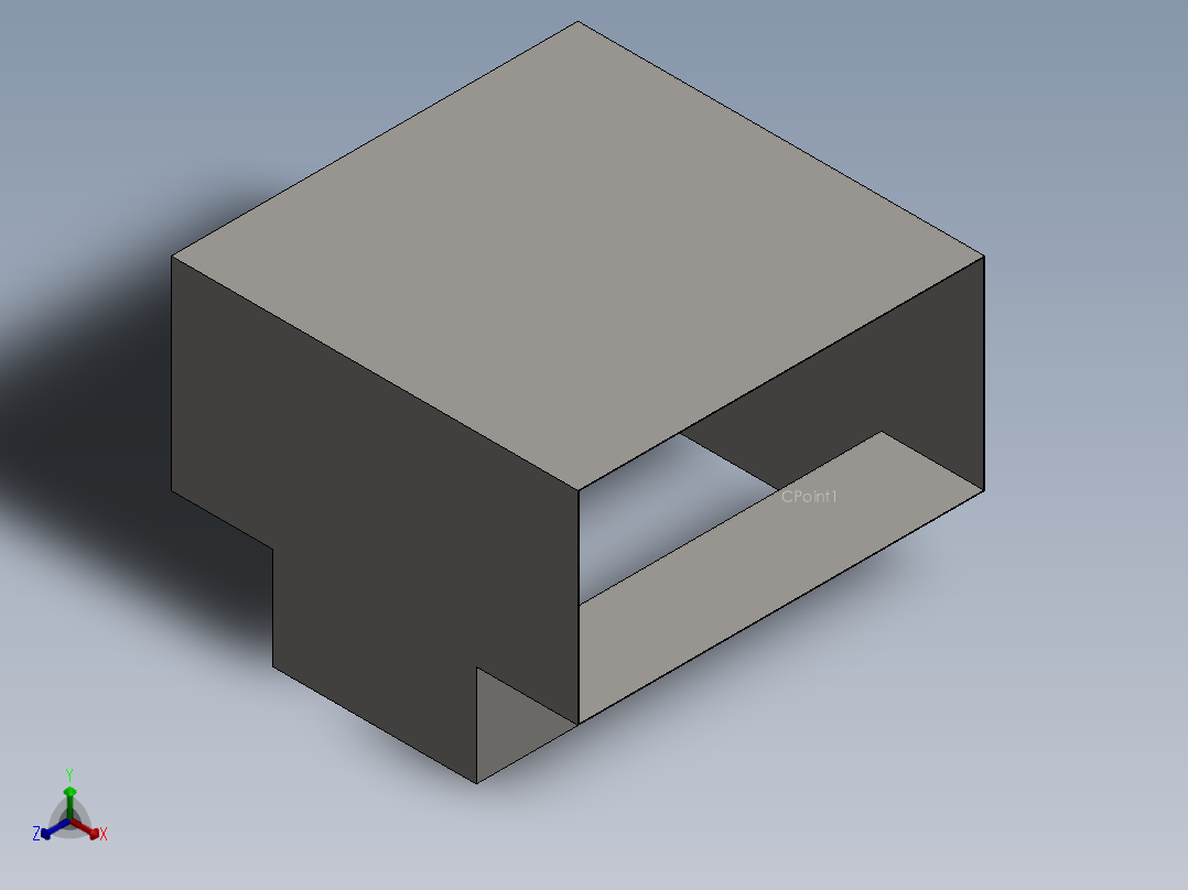 hvac vertical tee正等轴测图