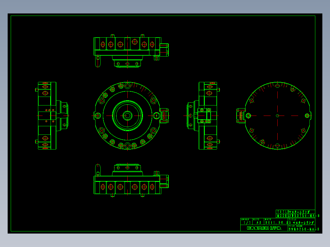 KOSMEKSWR0750-MA-B多系列多零件图纸模型多系列多零件图纸模型