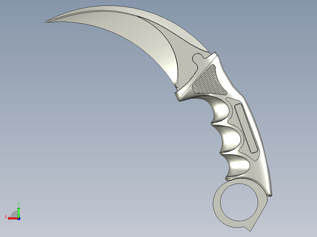 卡兰比特刀CSGO后视图