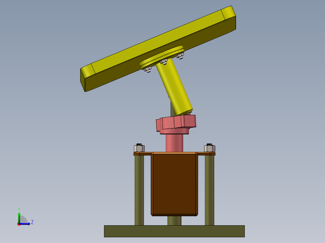 偏心摇摆机构1左视图