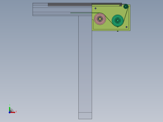 平皮带流水线返回端模块前视缩略图