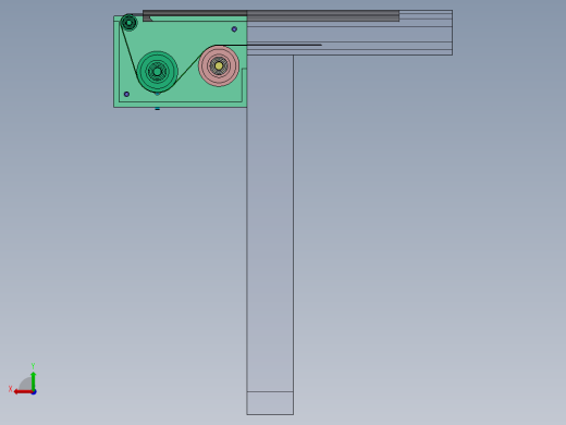 平皮带流水线返回端模块后视缩略图