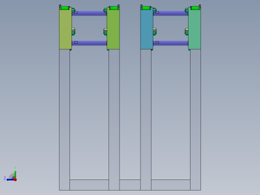 平皮带流水线返回端模块右视缩略图