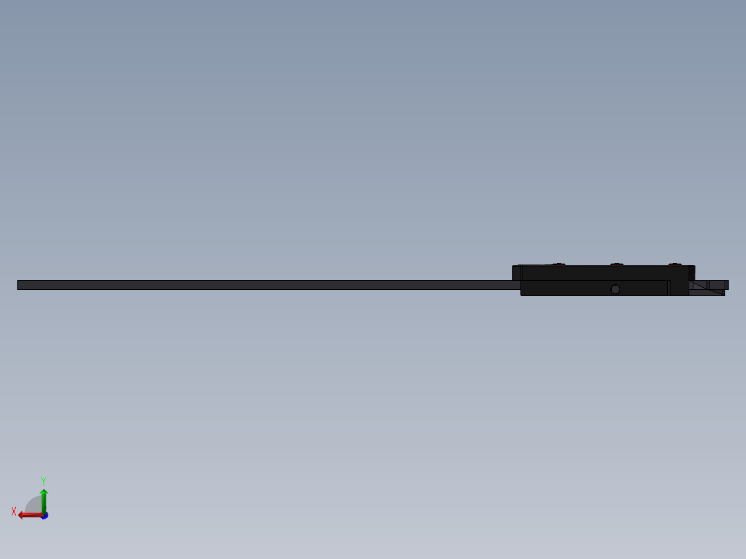 数显卡尺 3D后视图