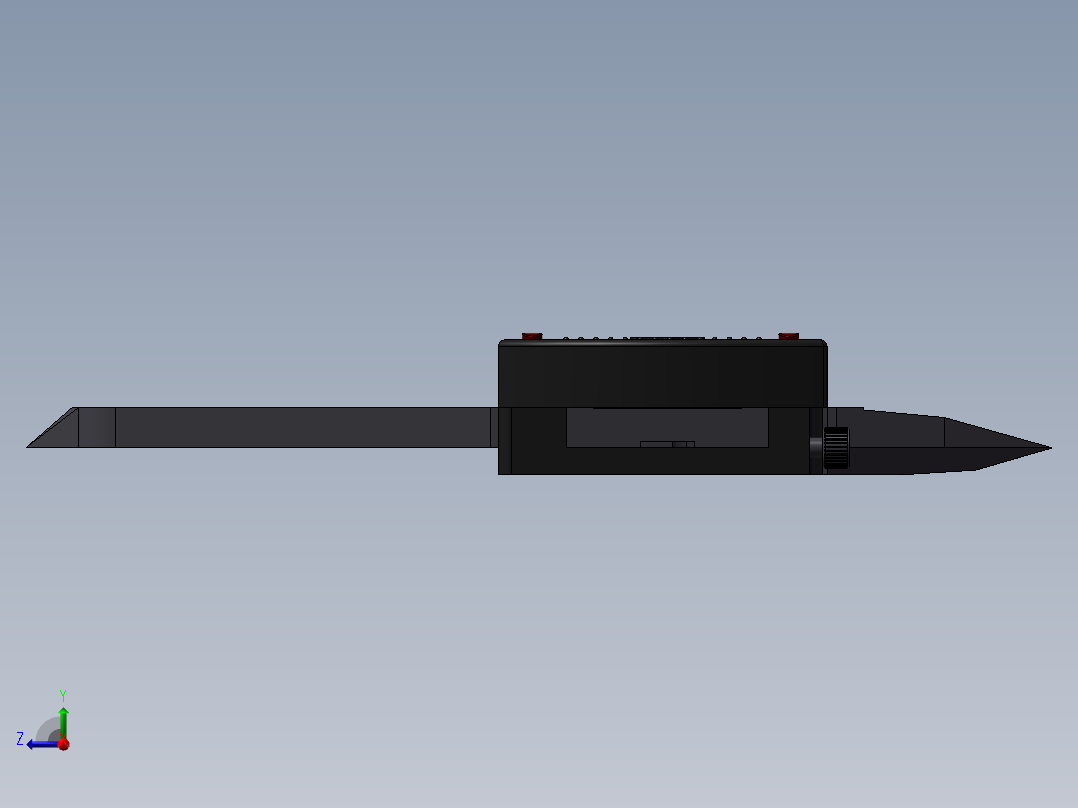 数显卡尺 3D右视图