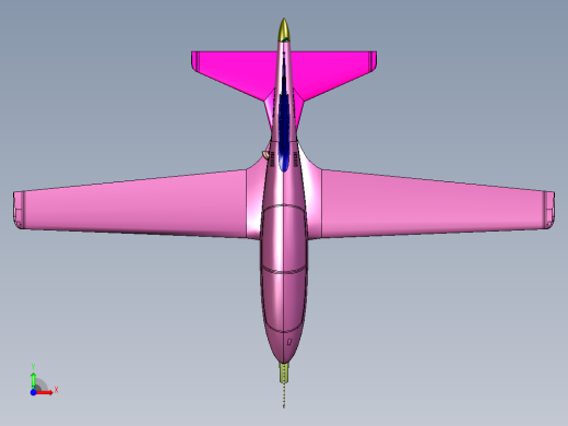 小型具有流线型的飞机BD-5前视缩略图