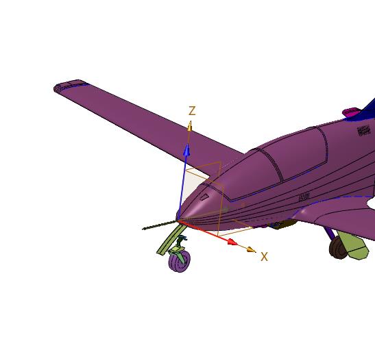 小型具有流线型的飞机BD-5