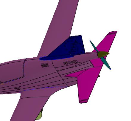 小型具有流线型的飞机BD-5