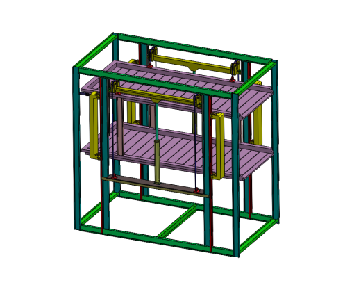 立体车库升降车库(2车位)三维SW模型缩略图