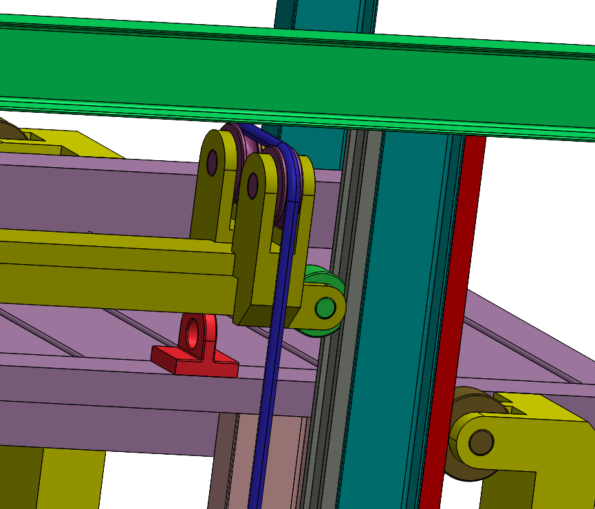 立体车库升降车库(2车位)三维SW模型