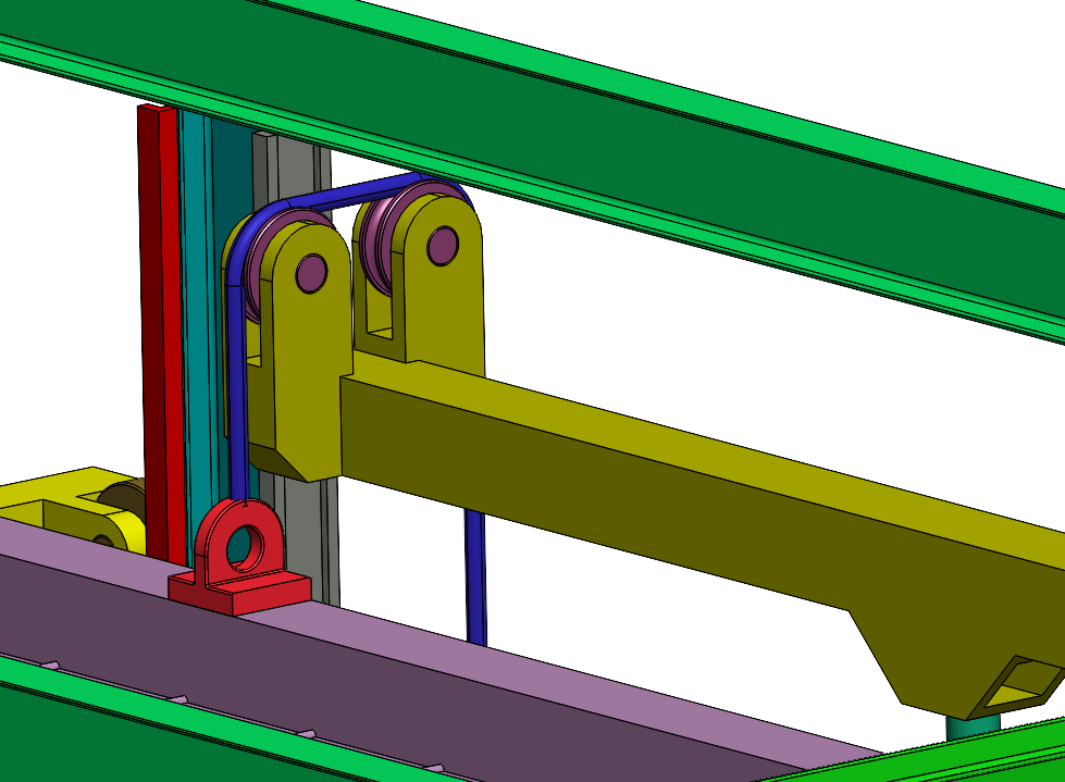 立体车库升降车库(2车位)三维SW模型