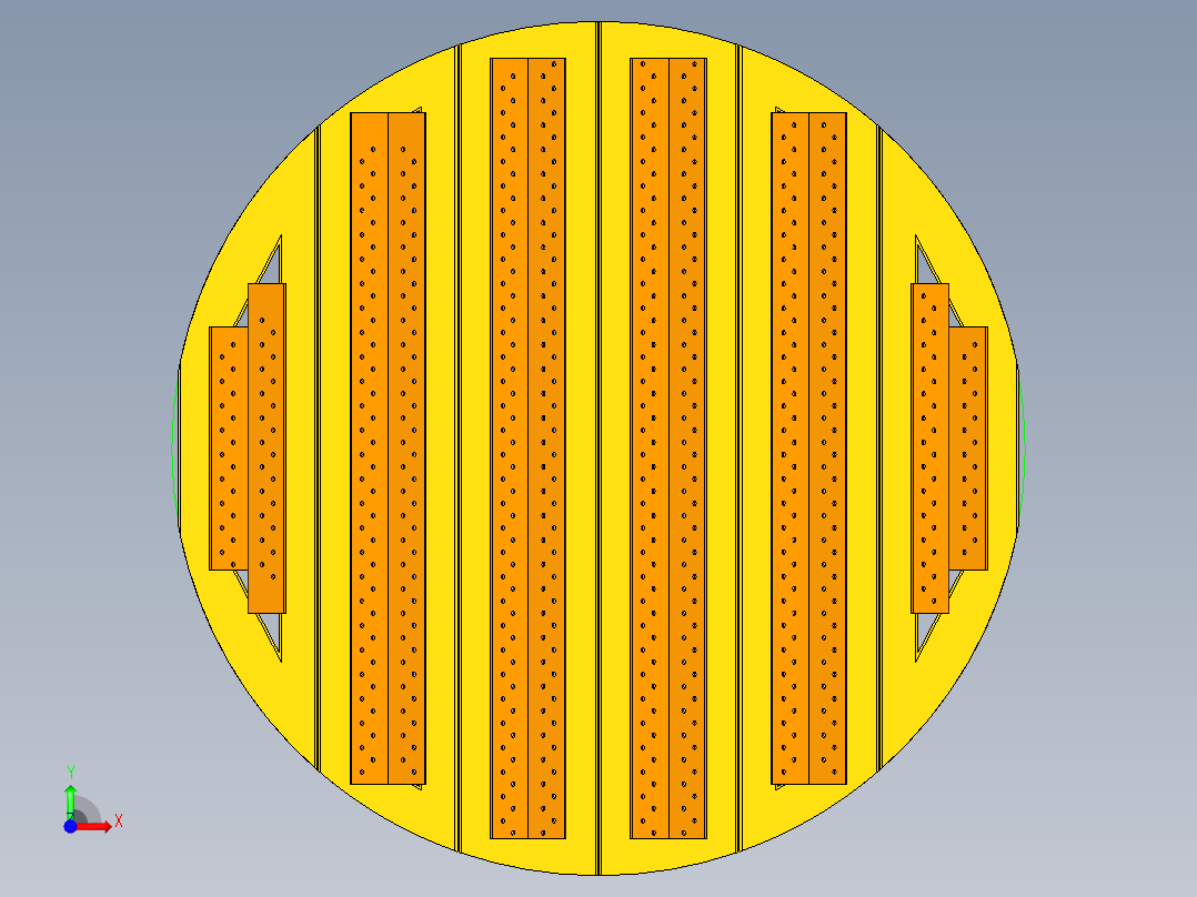 乙二醇精馏塔设备设计含UG三维==750958==300前视图