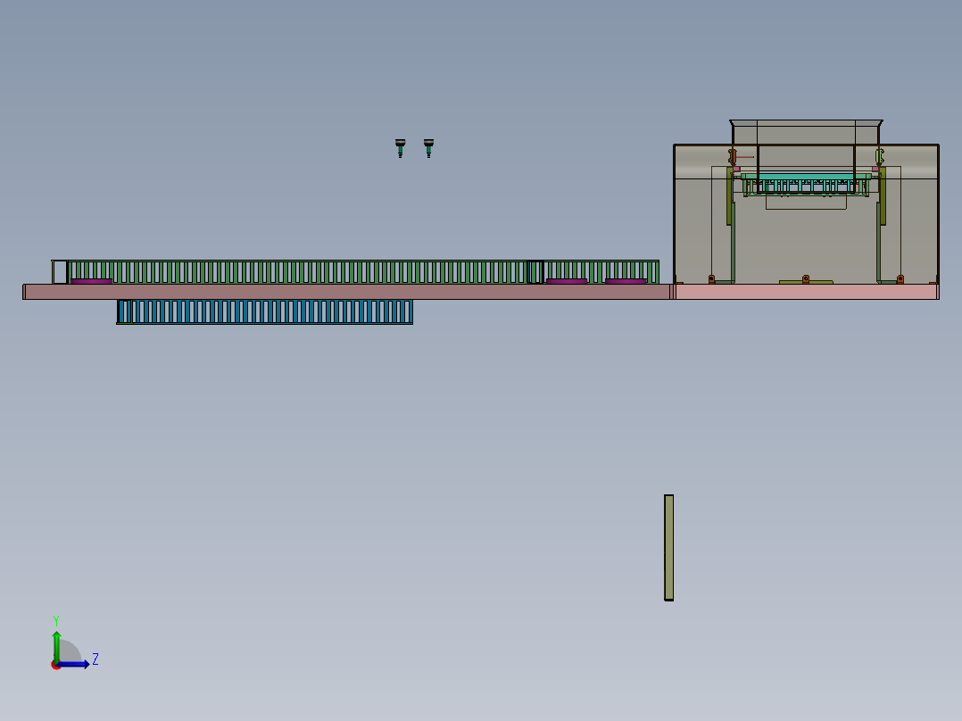 梅花螺钉检测设备左视图