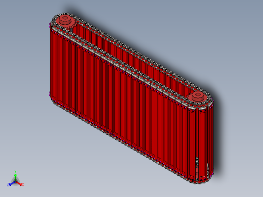 输送带-滚子板链---stp