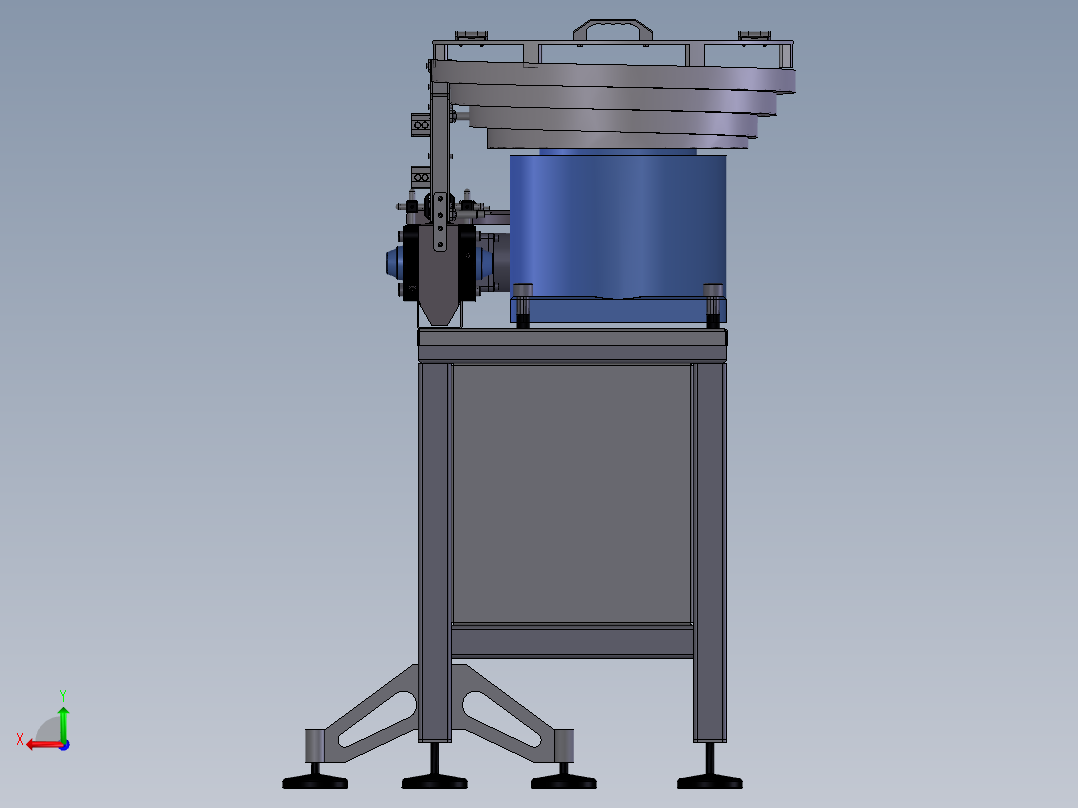 塑料瓶上料机sw14后视图