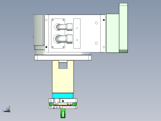 X1-笔记本CNC工装夹具三维模型CNC6-01-12右视缩略图