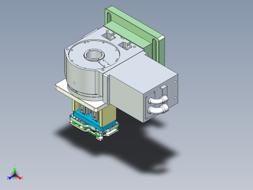 X1-笔记本CNC工装夹具三维模型CNC6-01-12正等轴测缩略图