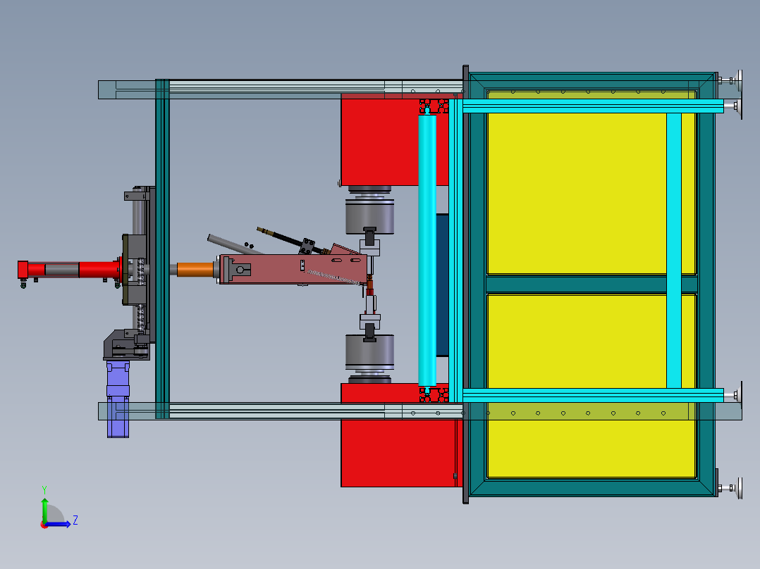不锈钢弯管精密焊接生产线sw17左视图