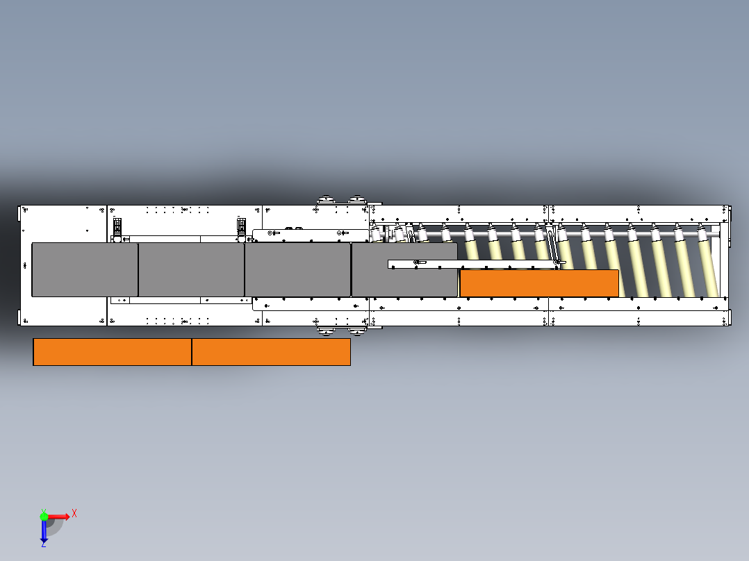 易华贴布机（sw17可编辑+工程图+bom）俯视图