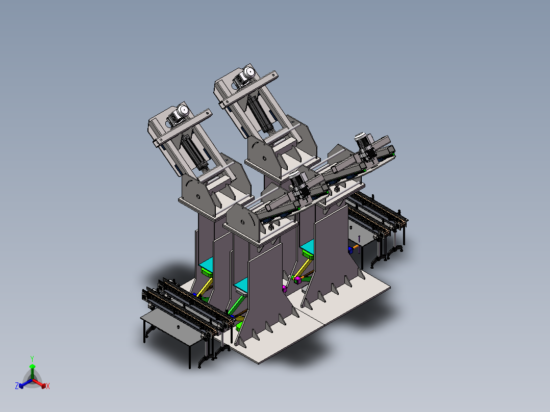 金属材料杂质自动检测设备sw17可编辑正等轴测图