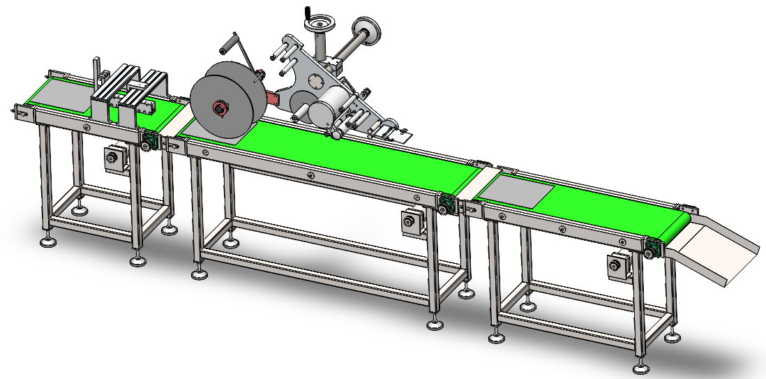 自动智能贴标机结构设计