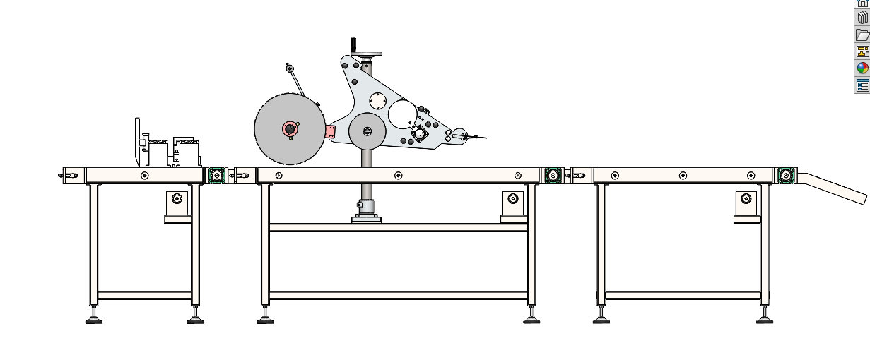 自动智能贴标机结构设计