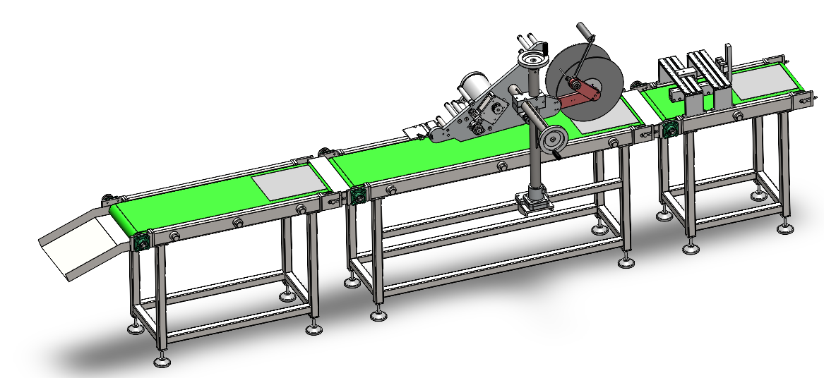 自动智能贴标机结构设计