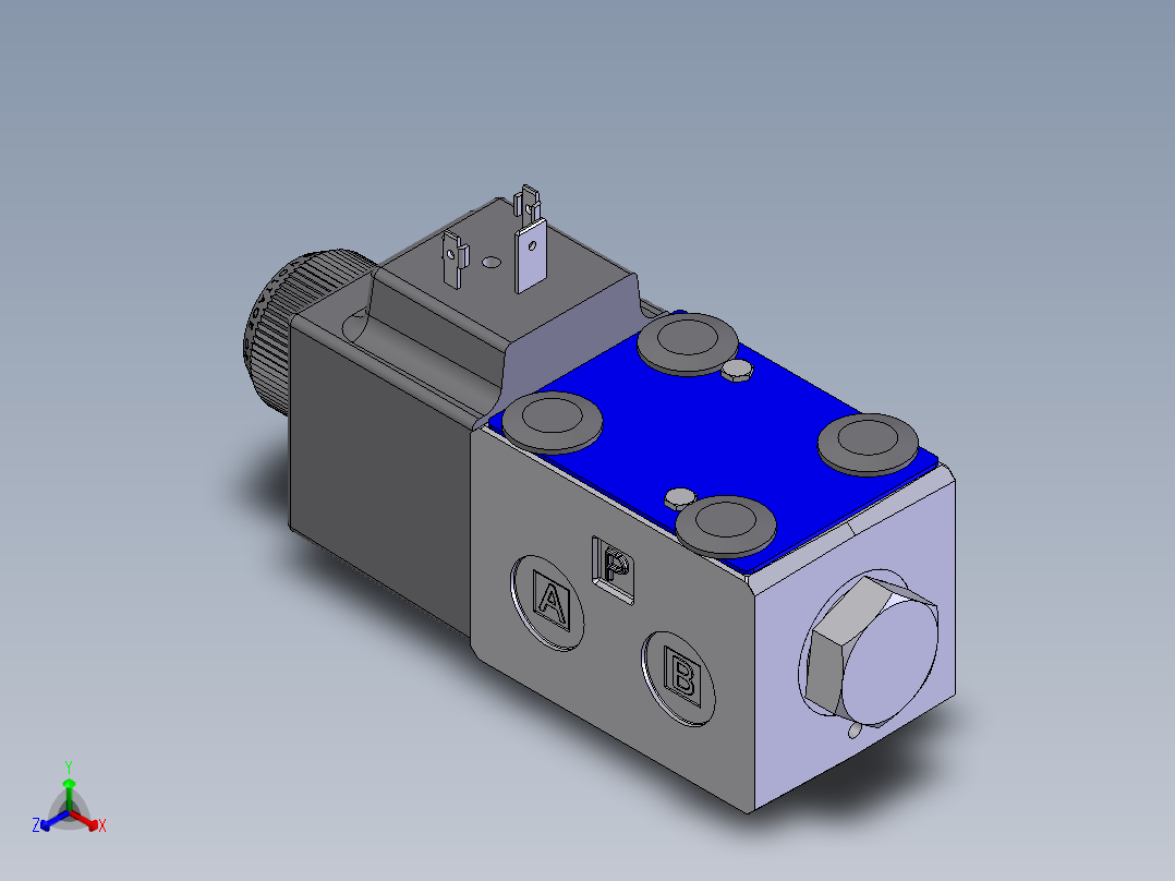 Continental Hydraulics-VSD03M_1_5_DIN液压元件正等轴测图