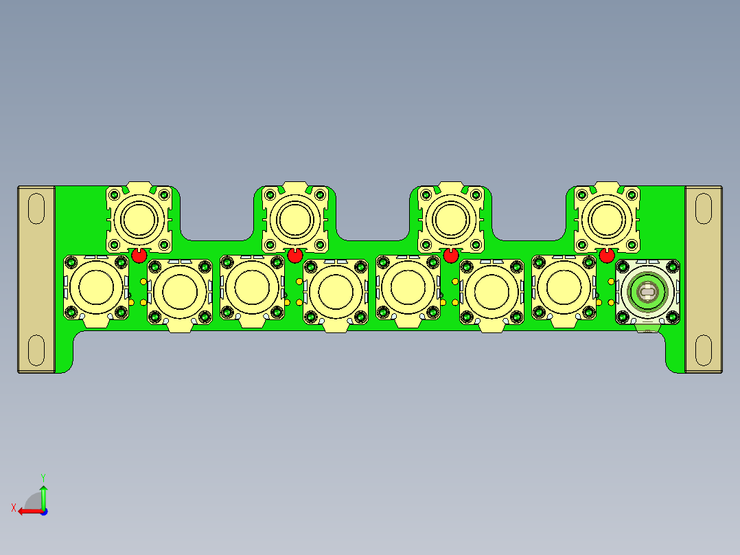 旭创0763-小件CNC工装夹具三维模型CNC2-20200520后视图