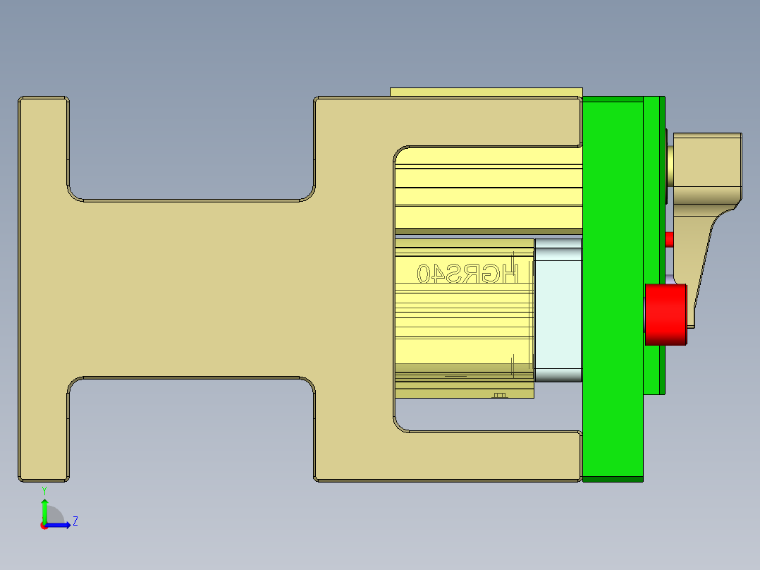 旭创0763-小件CNC工装夹具三维模型CNC2-20200520左视图