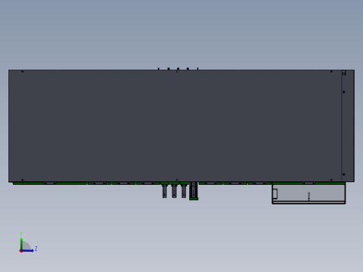 电控柜、快递柜副柜左视缩略图