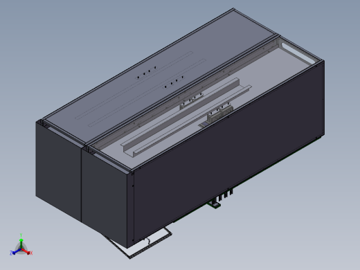 电控柜、快递柜副柜正等轴测缩略图