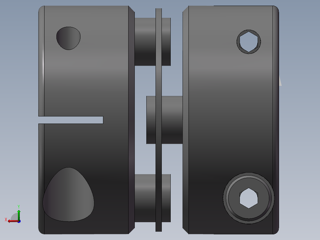 联轴器 米思米 CPDT19-4-8后视图