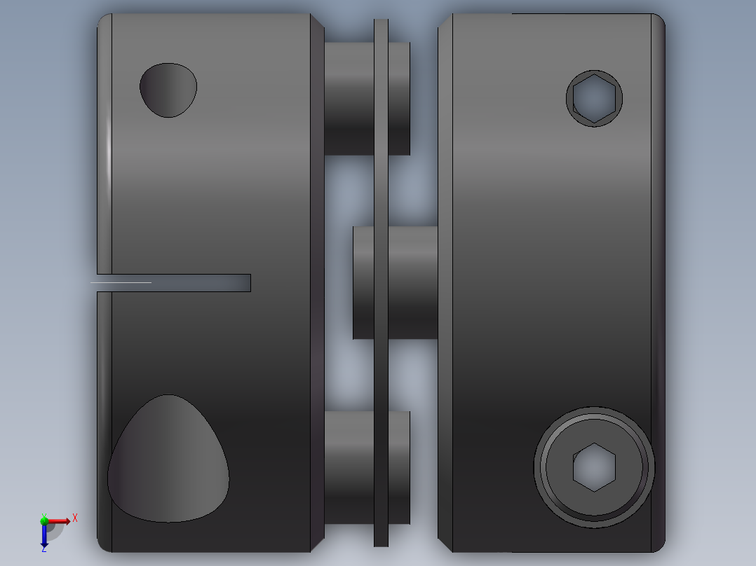 联轴器 米思米 CPDT19-4-8俯视图